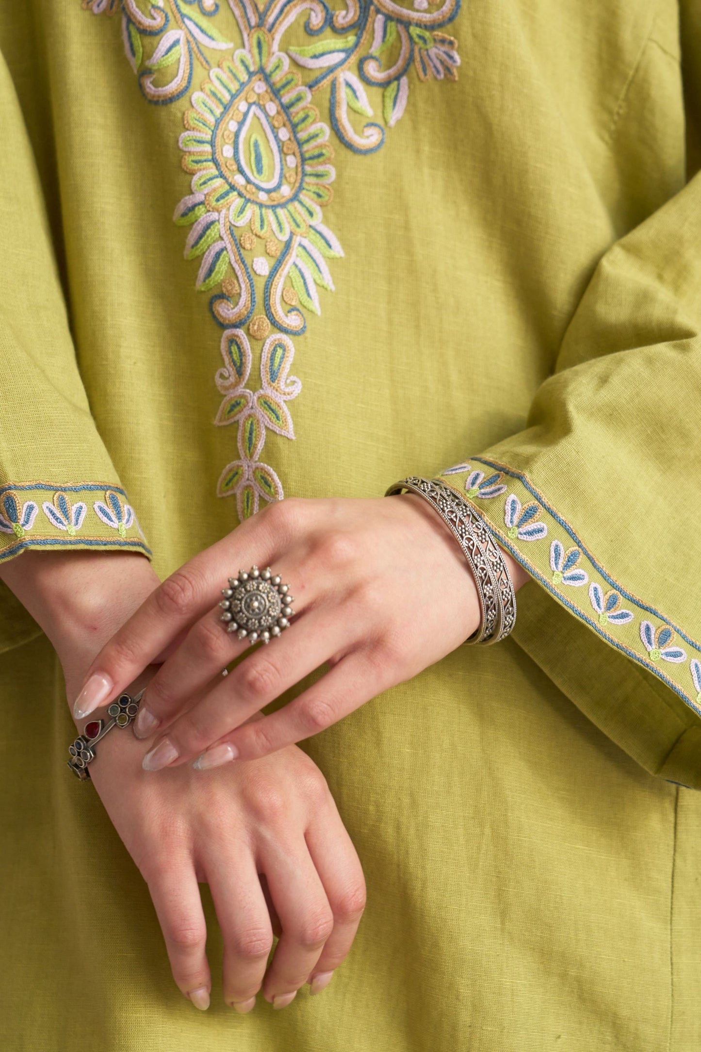 Linen Pheran/Nile