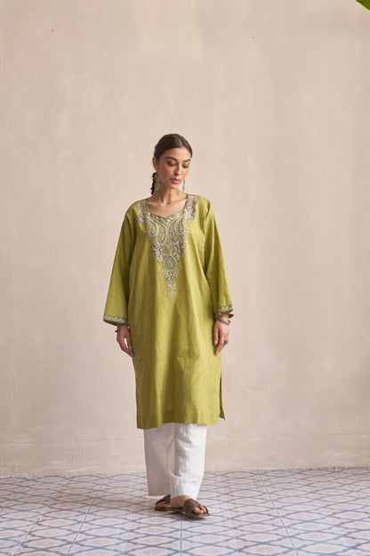 Linen Pheran/Nile