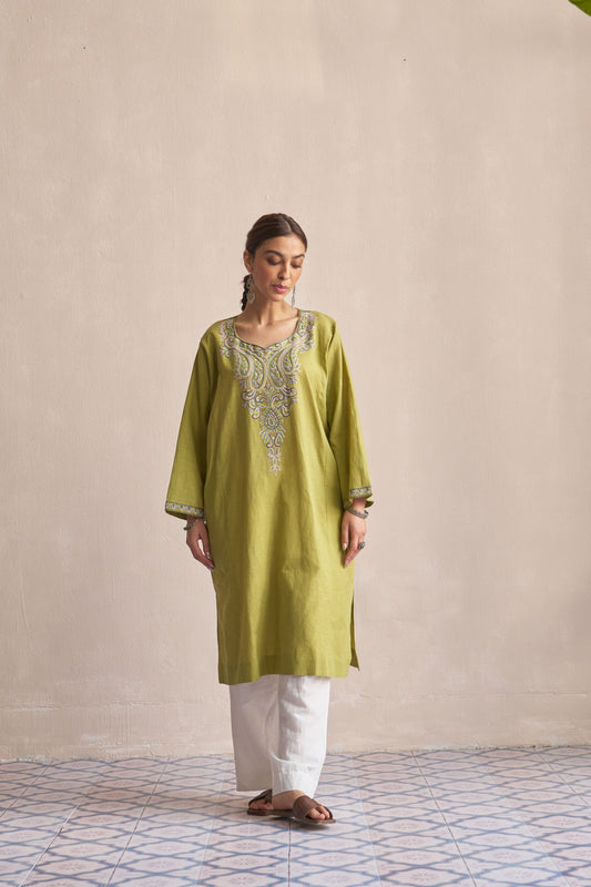 Linen Pheran/Nile