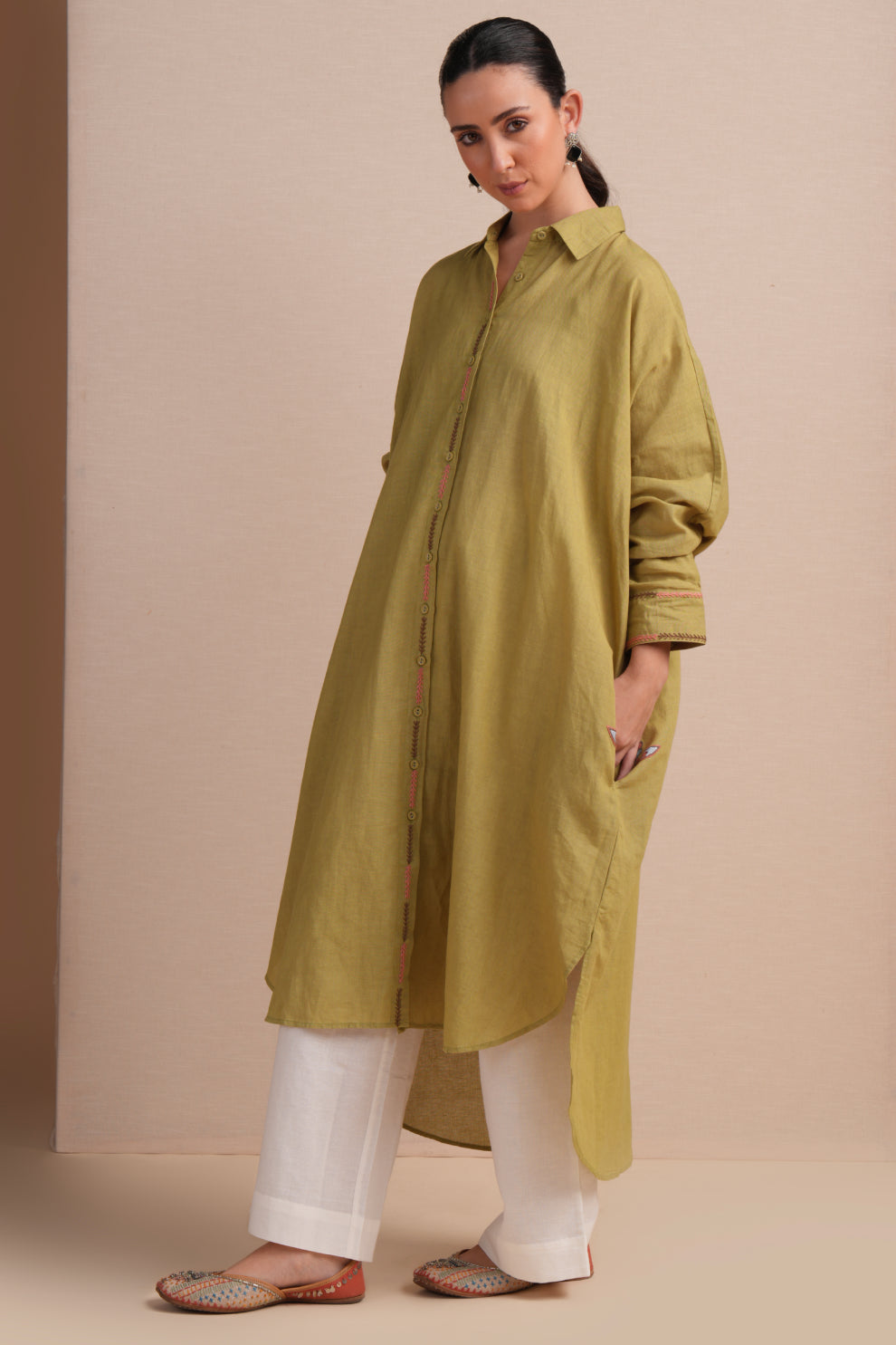 Linen Nile Kaftan Set