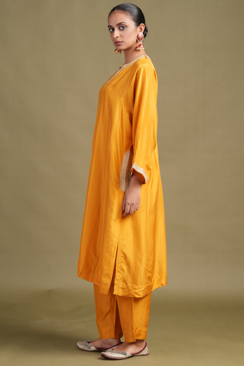 Silk Cheddar Tilla Set