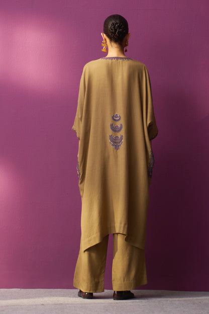 Woollen Kaftan/Aari- Dune OG