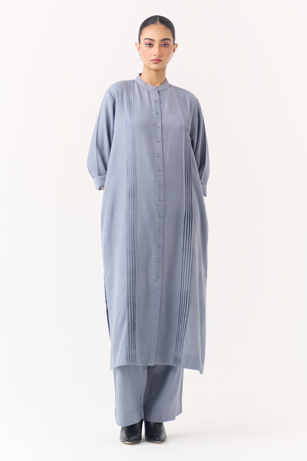 Woollen Co-ord Set -  Harbour Mist