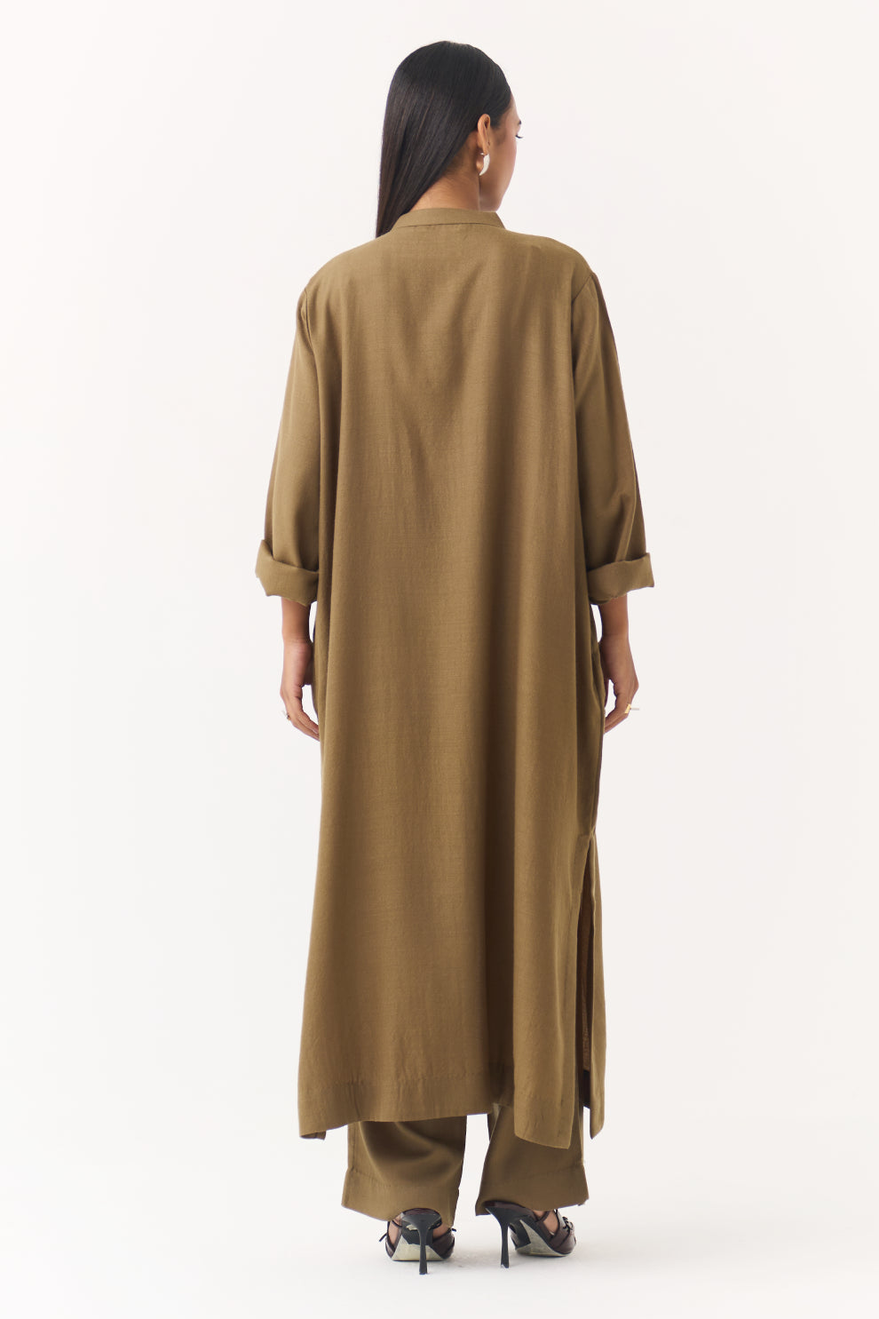 Woollen Co-ord Set - Leafy