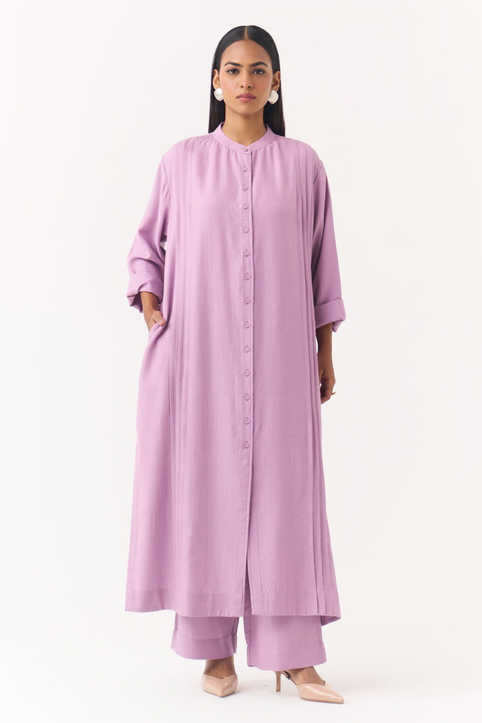 Woollen Co-ord Set - Wisteria