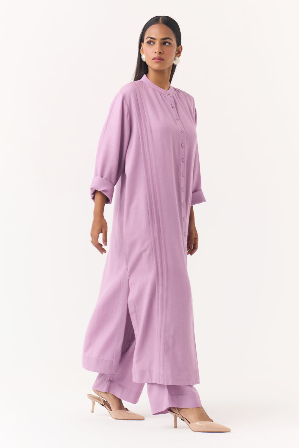 Woollen Co-ord Set - Wisteria