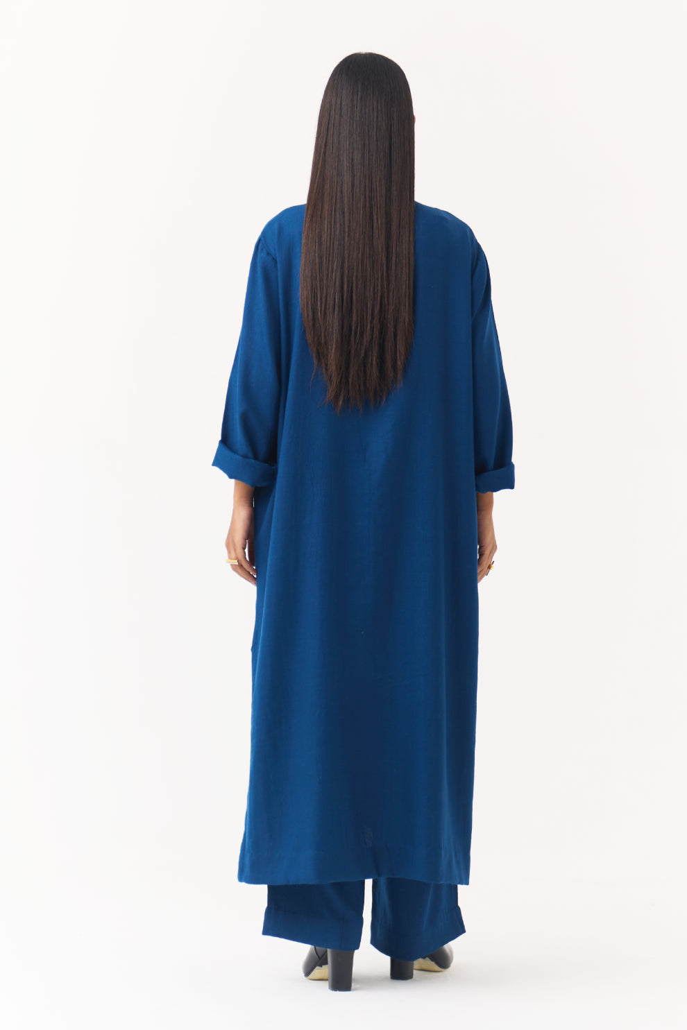 Woollen Co-ord Set - Estate Blue