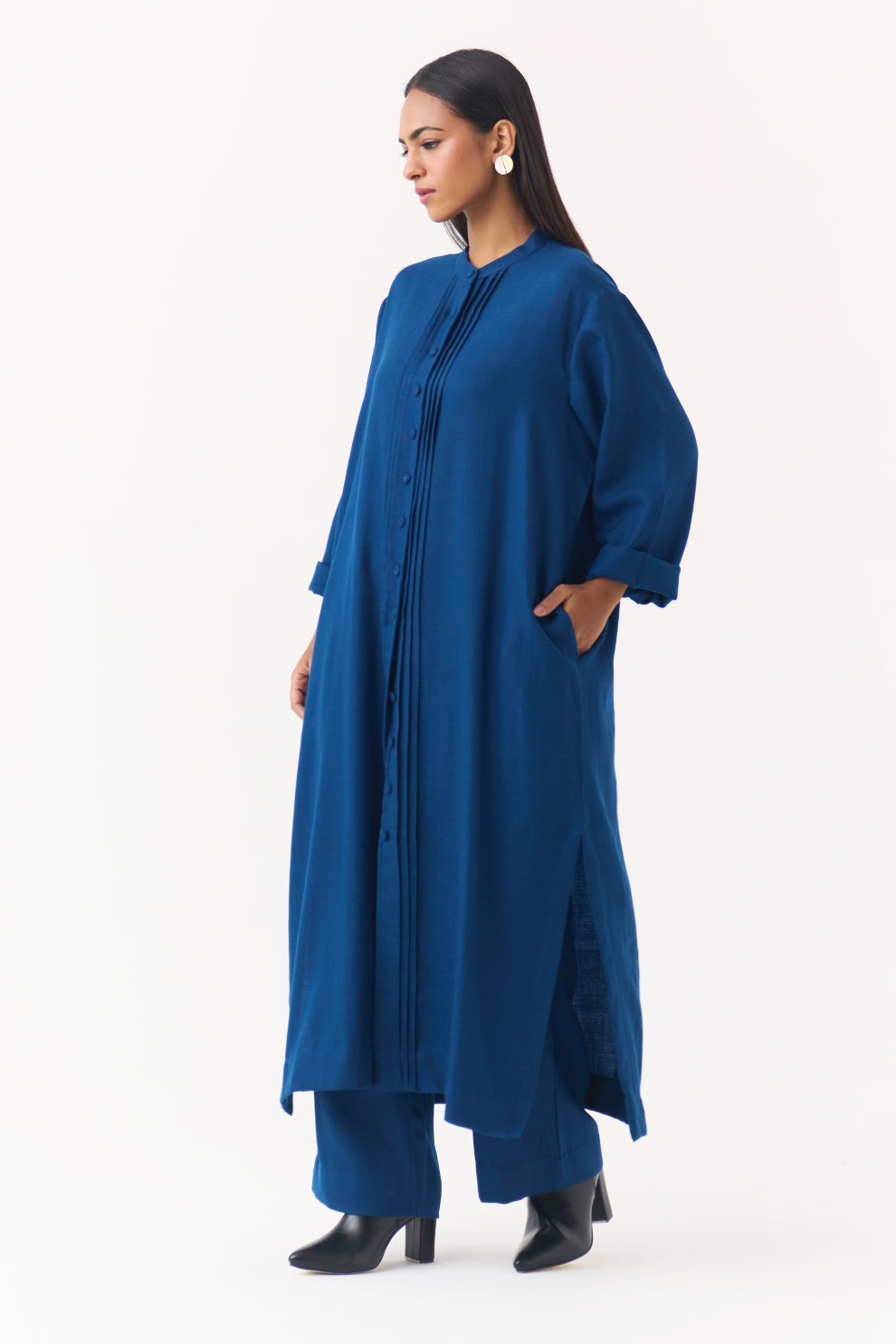 Woollen Co-ord Set - Estate Blue