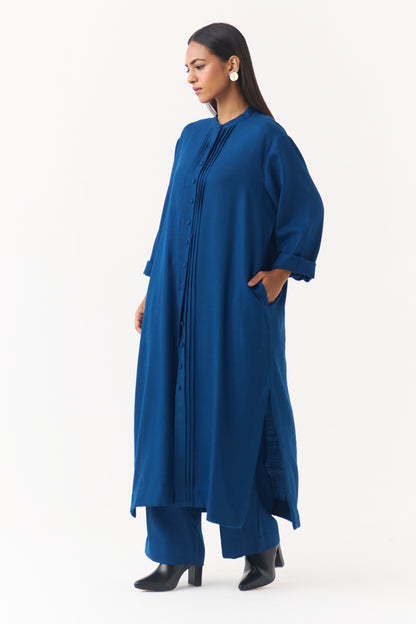 Woollen Co-ord Set - Estate Blue
