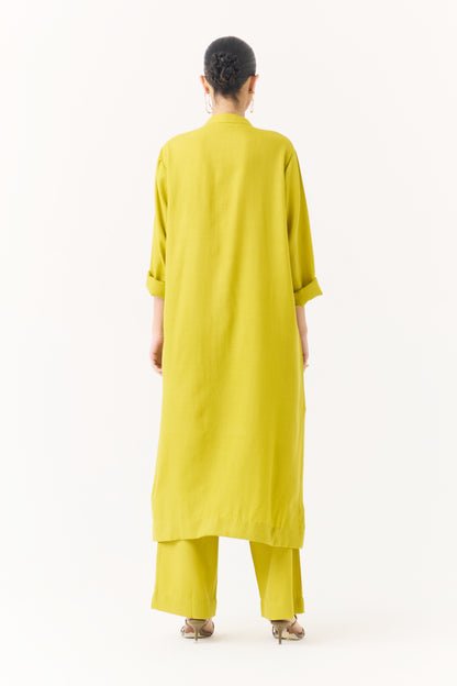 Woollen Co-ord Set - Matcha